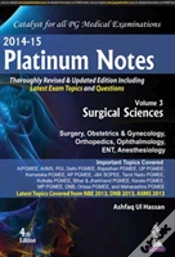 Capa do artigo Platinum Notes : Surgical Sciences