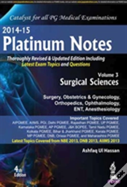 Capa do artigo Platinum Notes : Surgical Sciences