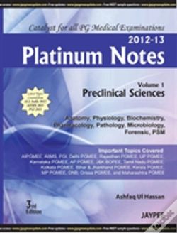 Capa do artigo Platinum Notes V1 Preclinical Sci2012 1