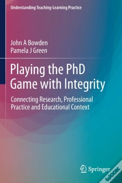 Capa do artigo Playing The Phd Game With Integrity