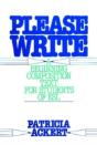 Please Write - Preview
