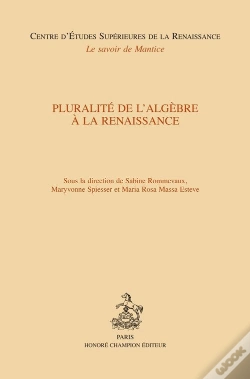 Capa do artigo Pluralité De L'Algèbre À La Renaissance