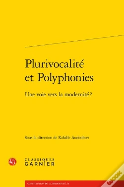 Capa do artigo Plurivocalité Et Polyphonies : Une Voie Vers La Modernité ?