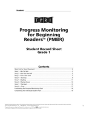 Pmbr Student Record Sheets - Preview