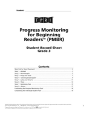 Pmbr Student Record Sheets - Preview