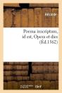 Poema Inscriptum Edition 1562 - Preview