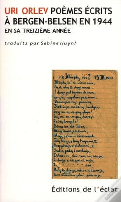 Capa do artigo Poèmes Écrits À Bergen-Belsen En 1944 Par Uri Orlev En Sa Treizième