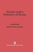 Poems And A Defence Of Ryme