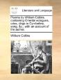 Poems By William Collins, Containing Oriental Eclogues, Odes, Dirge In Cymbeline, Song, &C.; With An Account Of The Author. - Preview