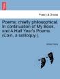 Poems; Chiefly Philosophical. In Continu - Preview