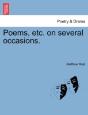 Poems, Etc. On Several Occasions. - Preview