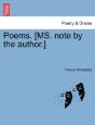 Poems. (Ms. Note By The Author.) - Preview