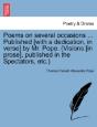 Poems On Several Occasions ... Published - Preview