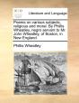 Poems On Various Subjects, Religious And - Preview
