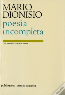Capa do artigo Poesia Incompleta