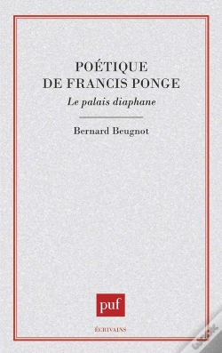 Capa do artigo Poétique De Francis Ponge. Le Palais Diaphane