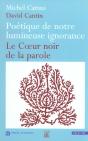 Poetique De Notre Lumineuse Ignorance ; Le Coeur Noir De La Parole De David Cantin - Preview