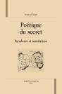 Poétique Du Secret ; Paradoxes Et Maniérisme - Preview