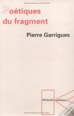 Capa do artigo Poétiques Du Fragment