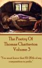 Poetry Of Thomas Chatterton - Vol 3 - Preview