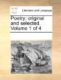 Poetry; Original And Selected.  Volume 1 - Preview