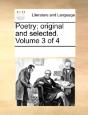 Poetry; Original And Selected.  Volume 3 - Preview