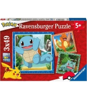 Capa do artigo Pokémon - Pack 3 puzzles 49 peças