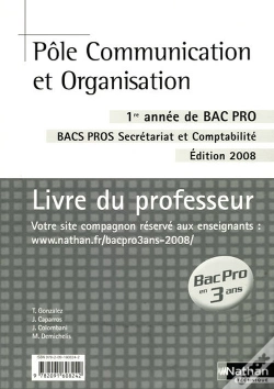 Capa do artigo Pole Communication Et Organisation 1ere Annee Bac  Pro 3 Ans Bac Pro Secretariat Et Comptabilite