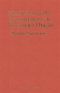 Political Elite Recruitment In The Soviet Union - Preview