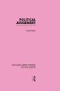 Political Judgement (Routledge Library Editions: Political Science Volume 20) - Preview