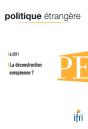 Politique Etrangere N 4-2011 : La Deconstruction Europeenne - Preview