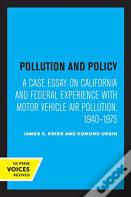 Pollution And Policy