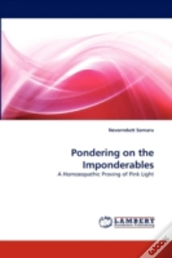 Capa do artigo Pondering On The Imponderables