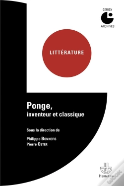Capa do artigo Ponge,Inventeur Et Classique