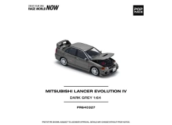 Capa do artigo Pop Race Mitsubishi Lancer Evolution IV dark grey 1:64