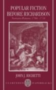 Popular Fiction Before Richardson