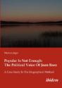 Popular Is Not Enough: The Political Voice Of Jo Â€“ A Case Study In The Biographical Method - Preview