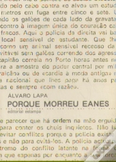 Porque Morreu Eanes