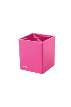 Capa do artigo Porta-Canetas Quadrado Ambar Essential Rosa