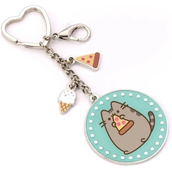Capa do artigo Porta Chaves - Pusheen: Pizza com Mini Charms