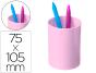 Porta lapis archivo 2000 ecogreen plastico 100% reciclado e reciclavel cor rosa pastel - Preview