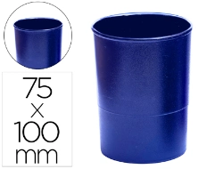 Capa do artigo Porta lapis q-connect plastico azul opaco