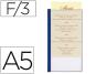 Liderpapel menu holder, A5 size, 3 pages - Preview
