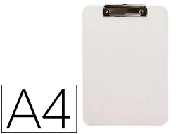 Capa do artigo Porta notas q-connect plastico din a4 branco 2,5mm