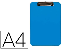 Capa do artigo Porta notas q-connect plastico din a4 celeste 2,5mm