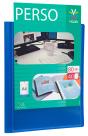 Portefolio Personalizavel Viquel A4 40 Bolsas Azul 042902 - Preview