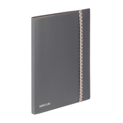 Capa do artigo Portefólio Viquel Business Class A4 30 Bolsas Cinza Antracite 099831-04