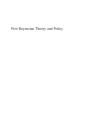 Post Keynesian Theory And Policy - Preview