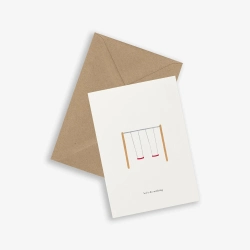 Capa do artigo Postal Kartotek Swing Set "Let'S Do Nothing" Gc-0065