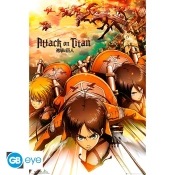 Capa do artigo Attack on Titan Poster - Attack (91.5 × 61 cm)